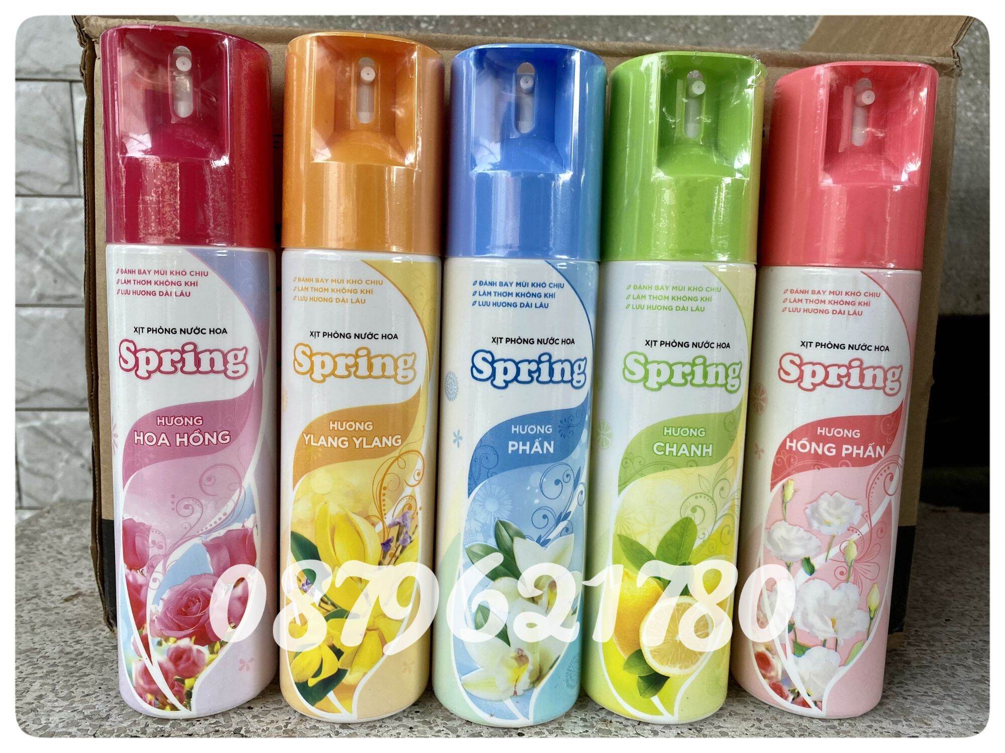 Xịt Phòng Spring 225ml chính hãng