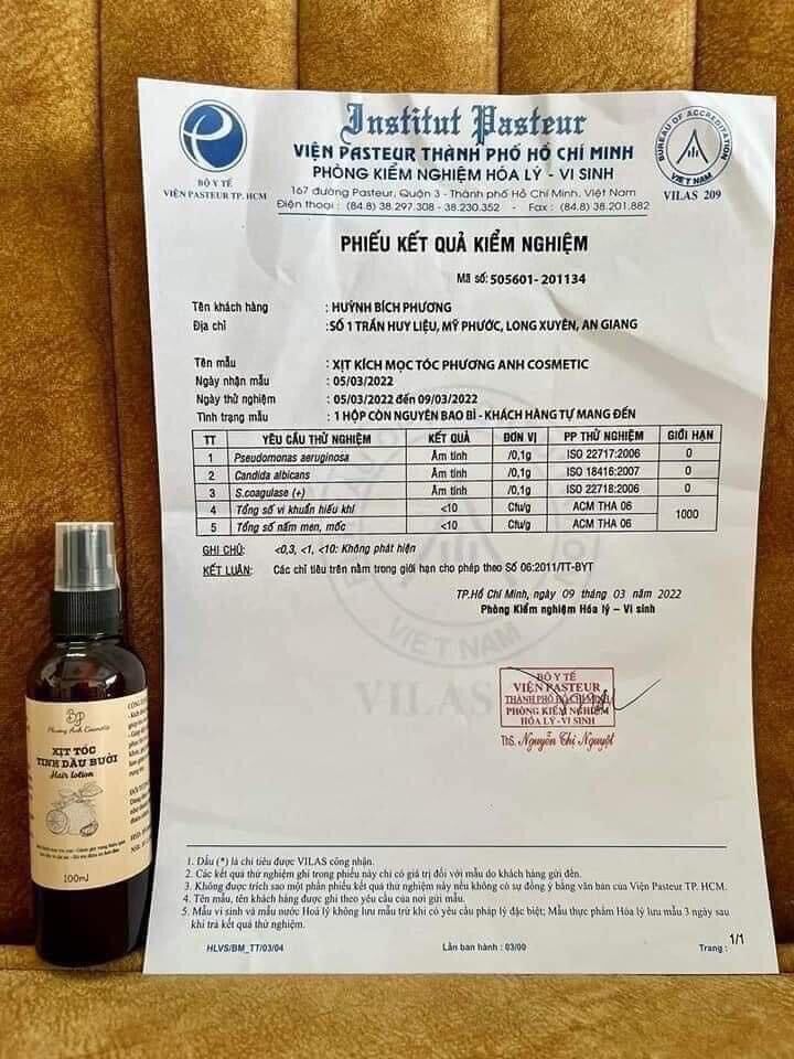 Xịt bưởi kích mọc tóc 100ML Phương Anh Cosmetic
