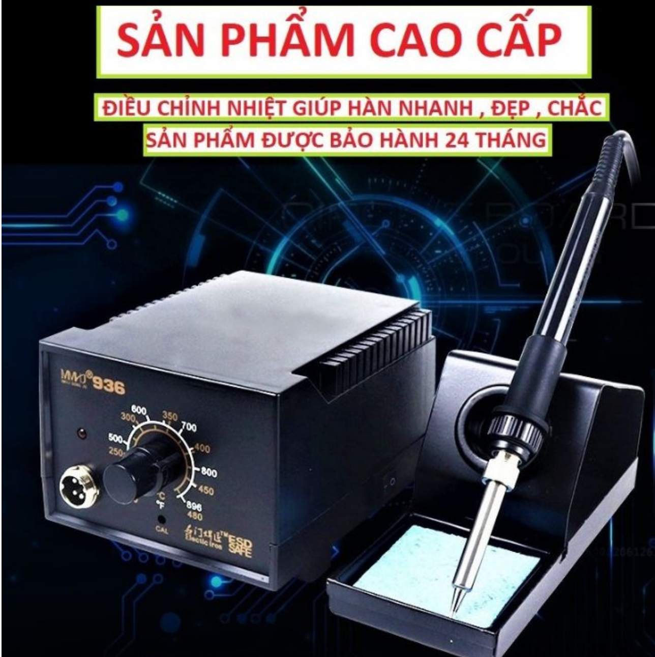 Trạm hàn máy hàn thiếc tự động chỉnh nhiệt thông minh hàng loại tốt
