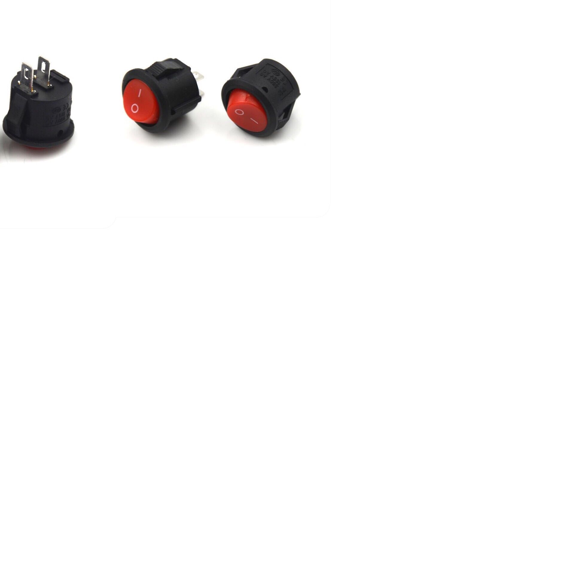 Công Tắc Tròn 2 Chốt On-Off 16mm 3a / 250v