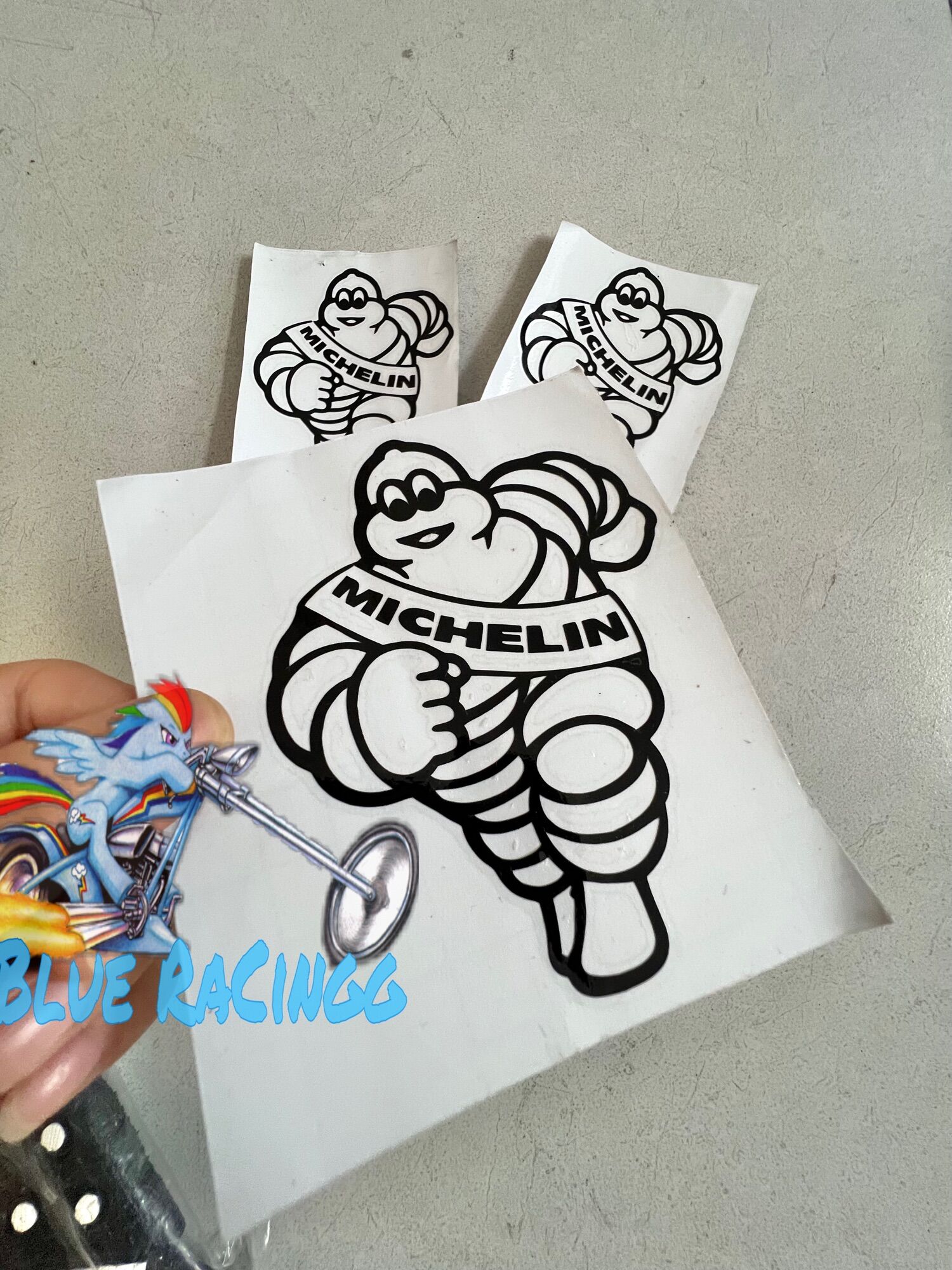Tem dán michelin 1 con