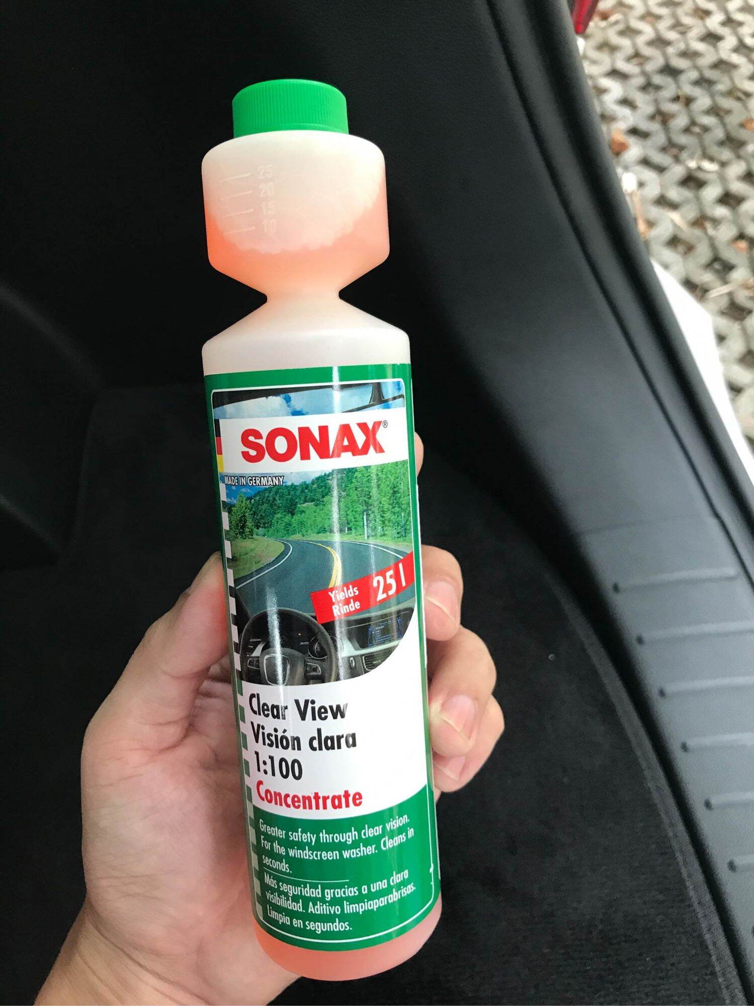 Nước rửa kính lái đậm đặc Sonax Clear View 1:100 Concentrate 250ml - Sonax 371141