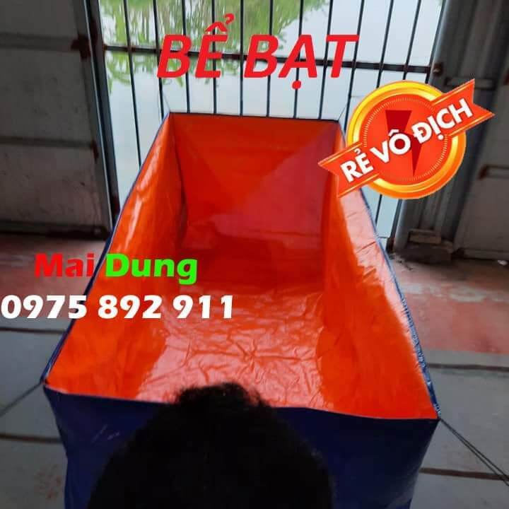 Bể bạt nuôi ốc , ếch , cá , lươn - kích thước 2x1x1