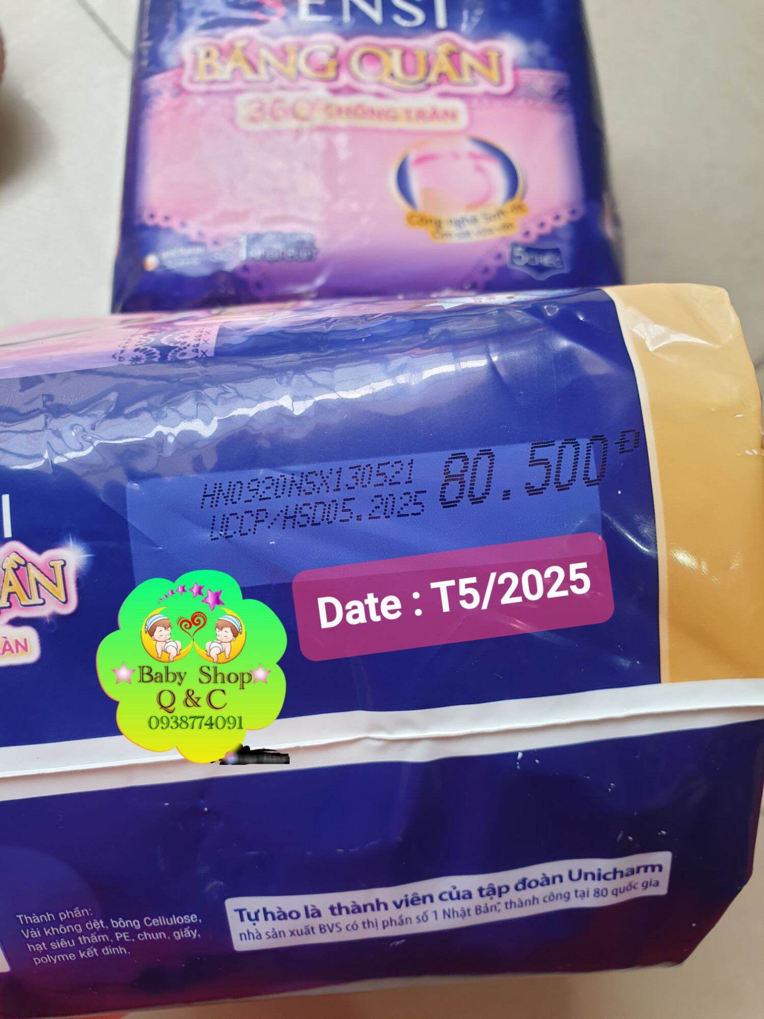 [HCM]??BĂNG ĐÊM DẠNG QUẦN DIANA SENSI M-L 5 CHIẾC