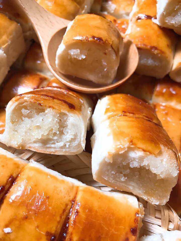 Bánh xếp nhân dừa thơm ngon