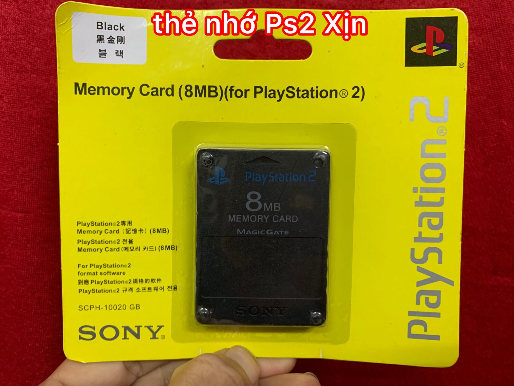 thẻ nhớ ps2 8mb để lưu save thẻ Ps2 8MB thẻ lưu PS2