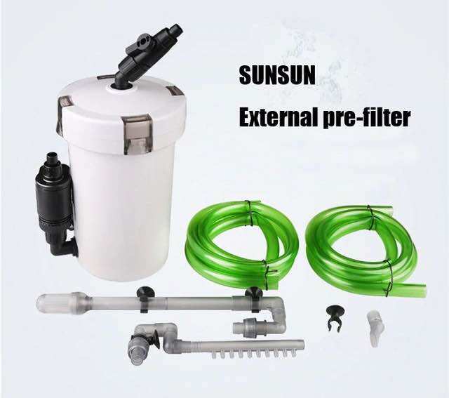 Máy lọc ngoài, lọc phụ cho bể cá cảnh sunsun ew603 - ew603b