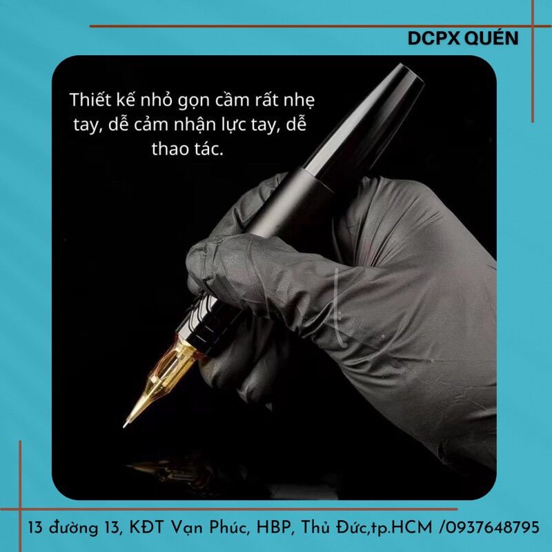 Máy pen 2 đầu mini . Phun xăm