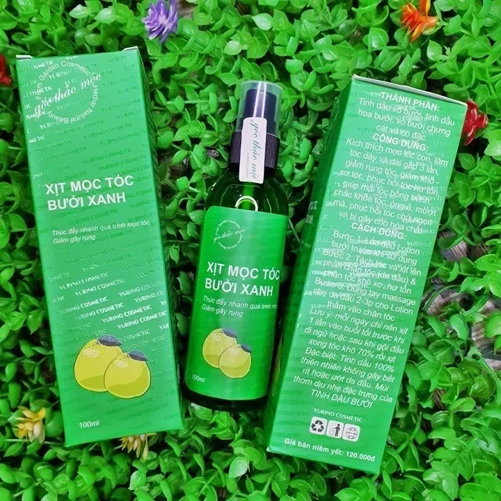 Xịt tinh dầu bưởi chanh giúp giảm rụng tóc 100ml