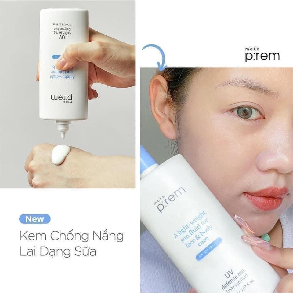 [FreeshipMAX] Kem Chống Nắng Mặt & Body Make Prem Sun Fluid