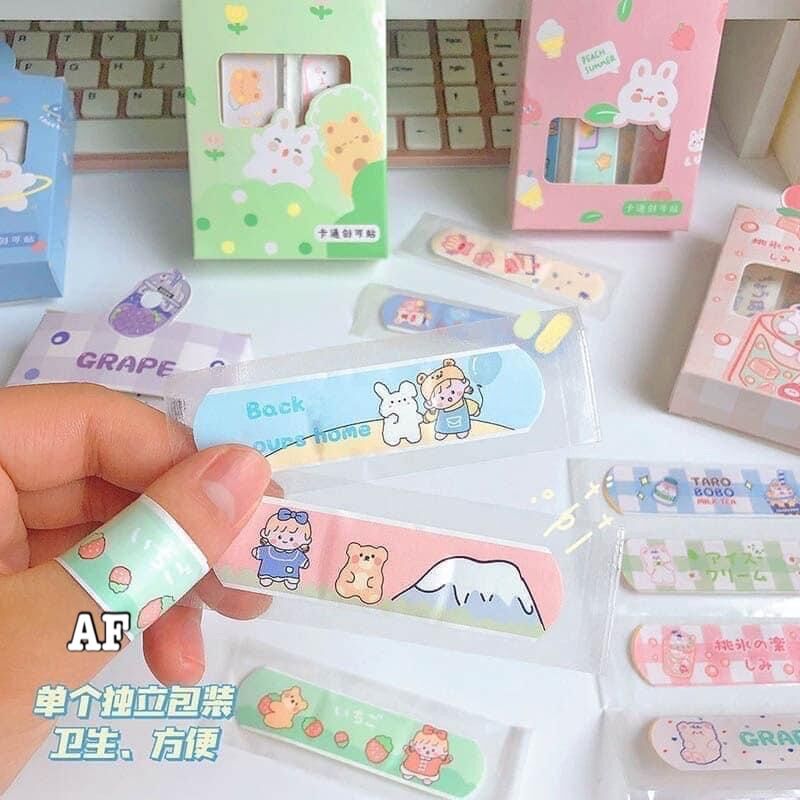 Hộp 20 băng dán cá nhân cute hoạt hình