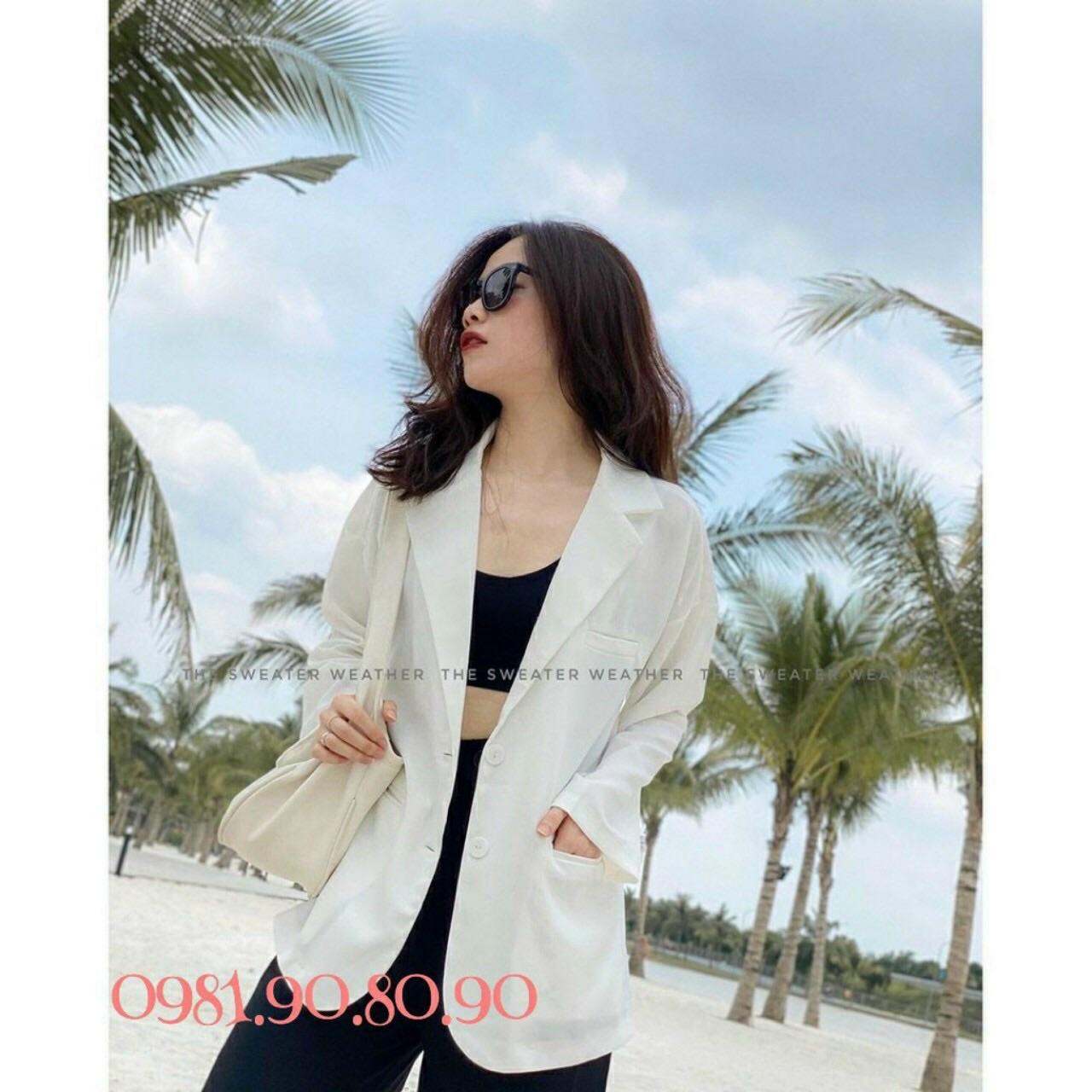 Áo Blazer vest nữ phong cách Hàn Quốc