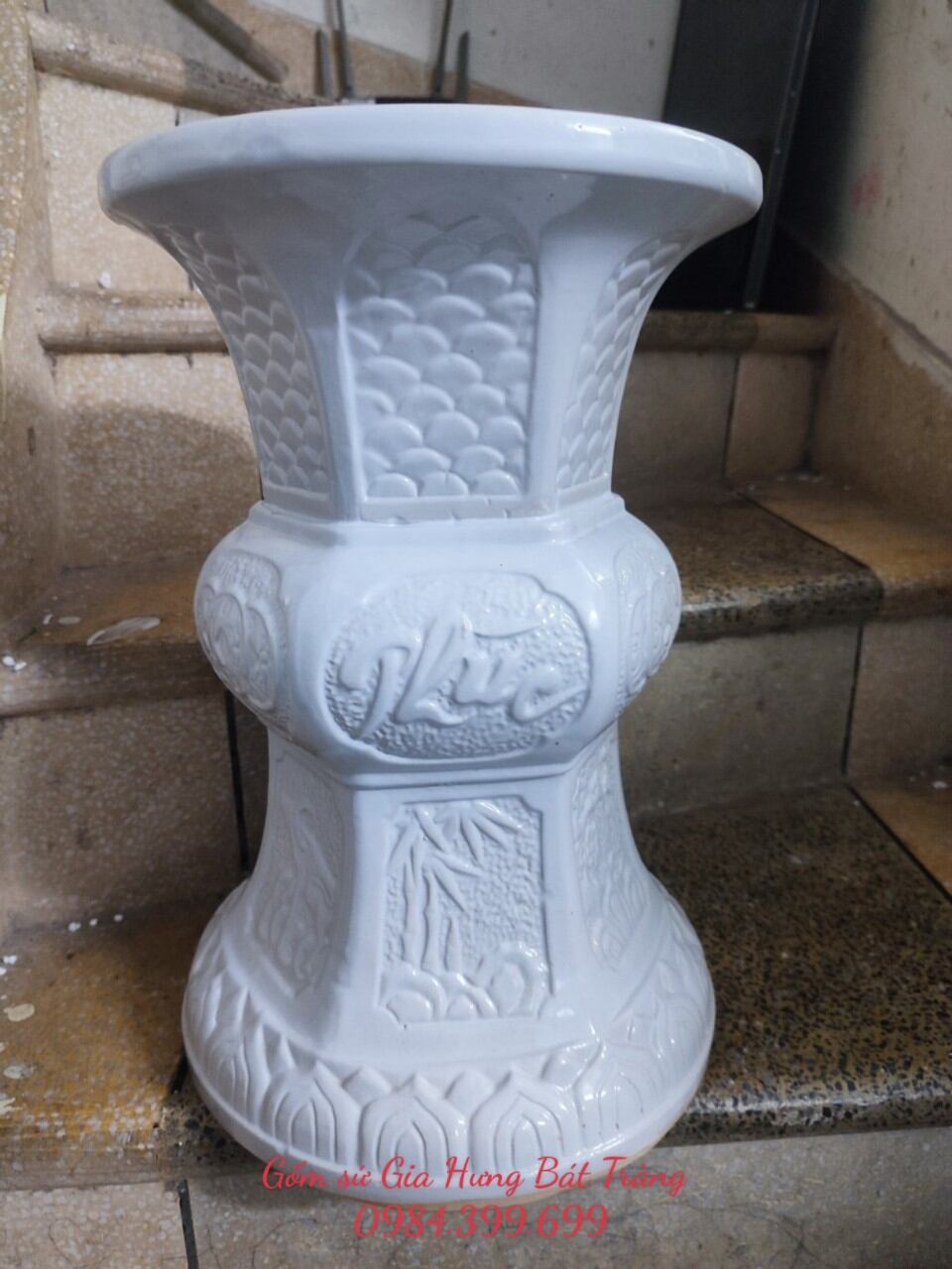 Đôn gốm sứ Gia Hưng Bát Tràng