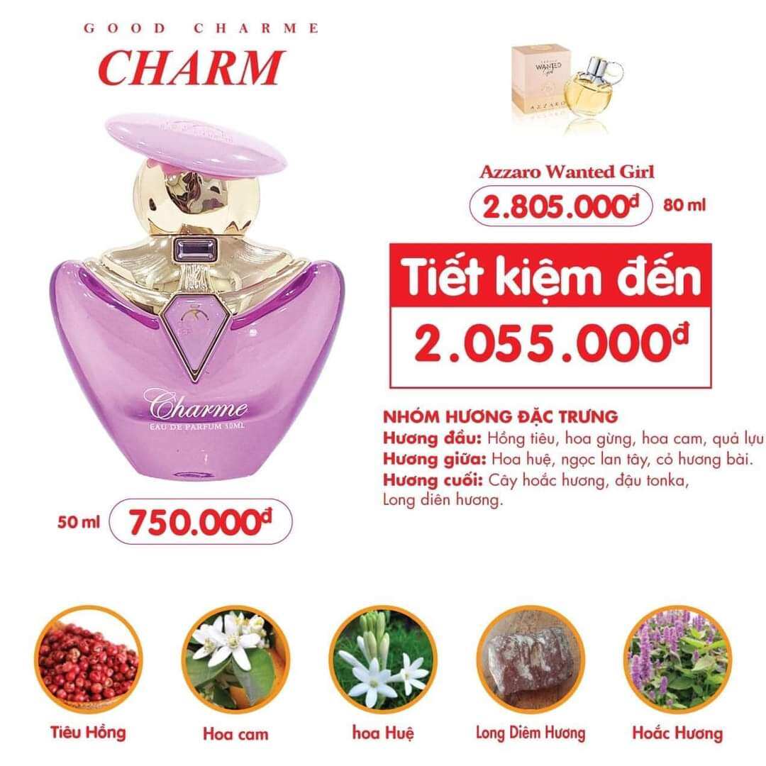 Nước Hoa Charm 50ml