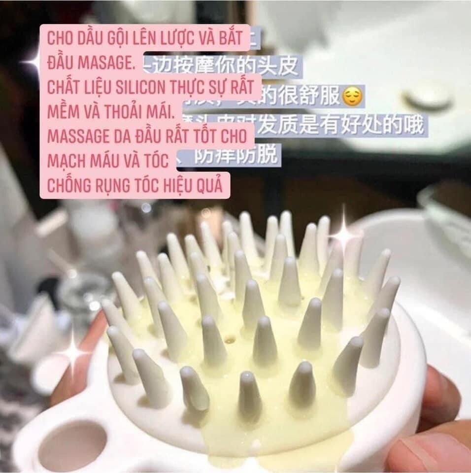 LƯỢC GỘI ĐẦU SILICON XUẤT NHẬT