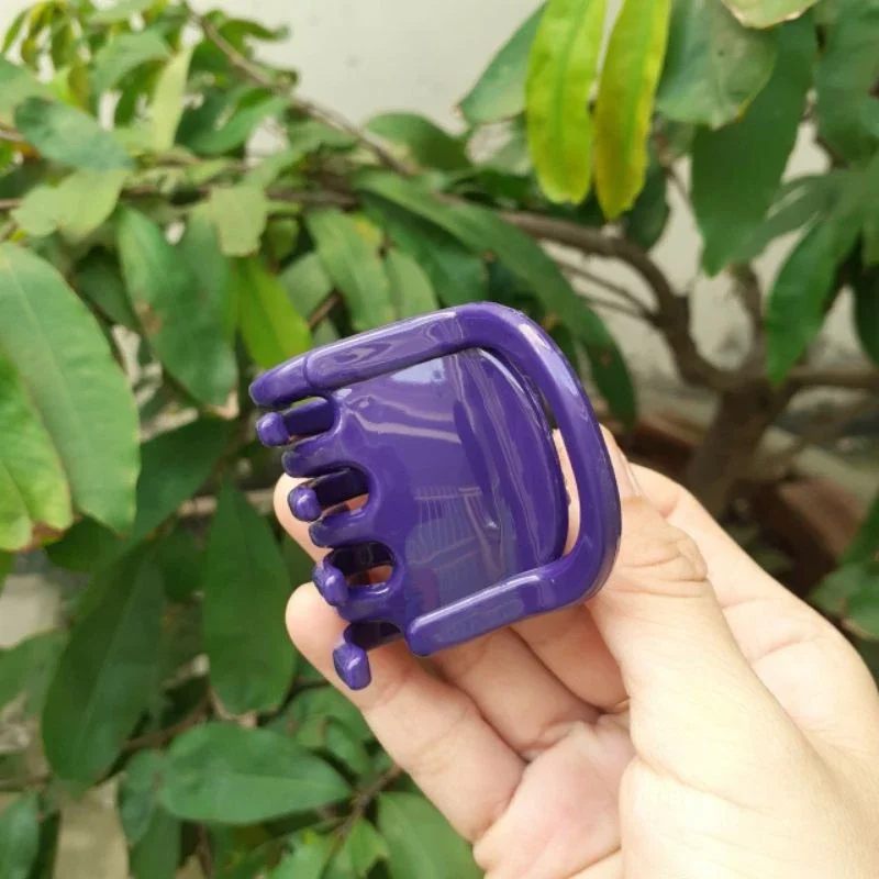 Kẹp tóc 8 răng nhựa mềm (được chọn màu)
