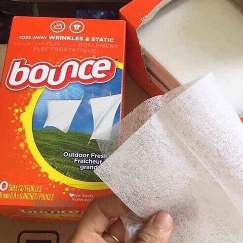 [HCM][Tách lẻ 10 tờ dùng thử] Giấy thơm sấy, xả quần áo Bounce của Mỹ -MiniMiu