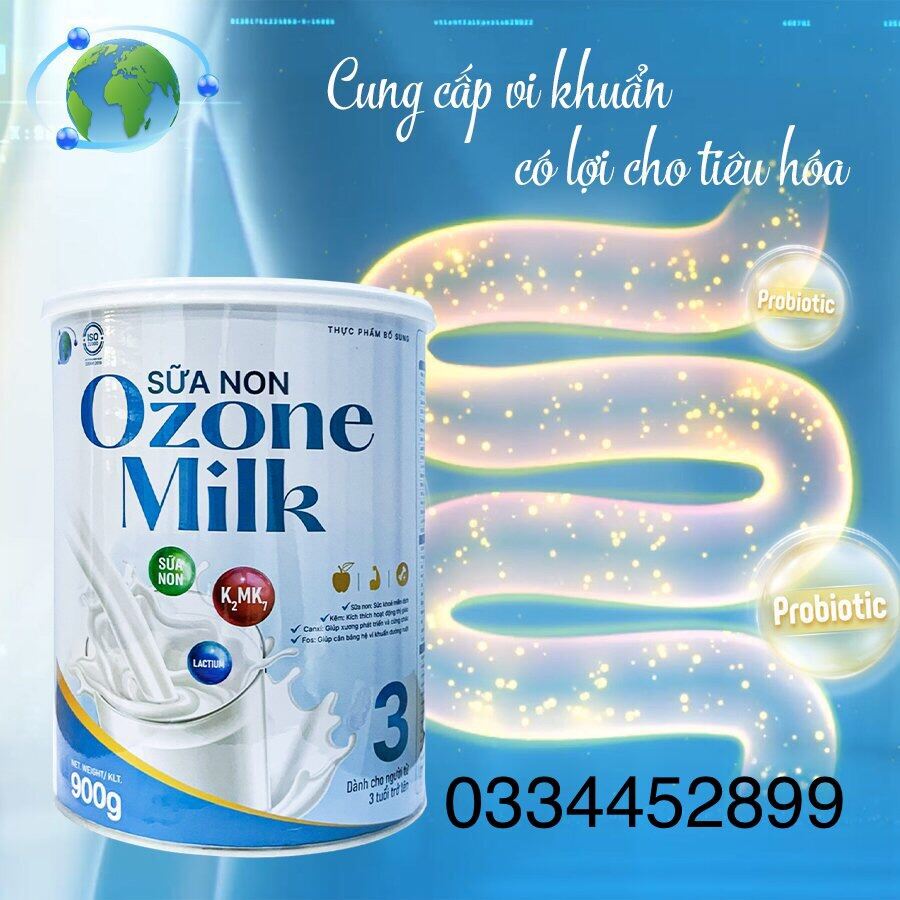 Sữa non ozone milk bổ sung dinh dưỡng cho cơ thể khỏe mạnh mỗi ngày