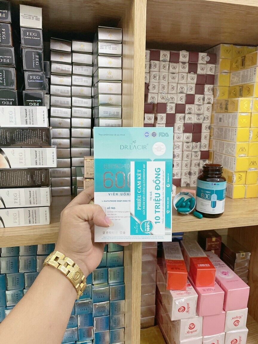 GLUTATHIONE 600 - THÀNH PHẦN NHẬP KHẨU TỪ NHẬT BẢN