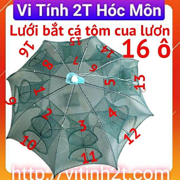 Lưới Đánh Bắt Cá Bát Quái 16 Cửa