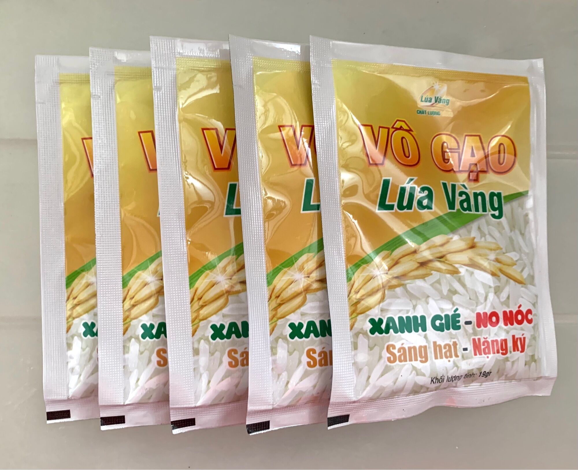 {10gói/hộp} PHÂN BÓN LÁ VÔ GẠO LÚA VÀNG 19g - Kali Hữu Cơ Asco 95