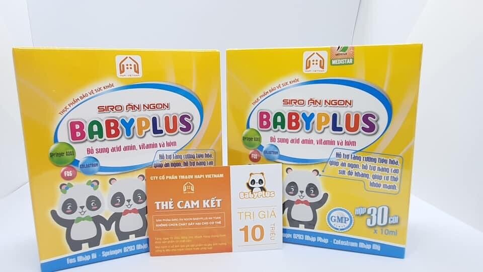 Siro ăn ngon babylpus - si ro an ngon babyplus - sỉo ăn ngon babyplus - siro baby plus - baby plus - babyplus - giúp bé tăng cân, ngủ ngon, tăng miễn dịch
