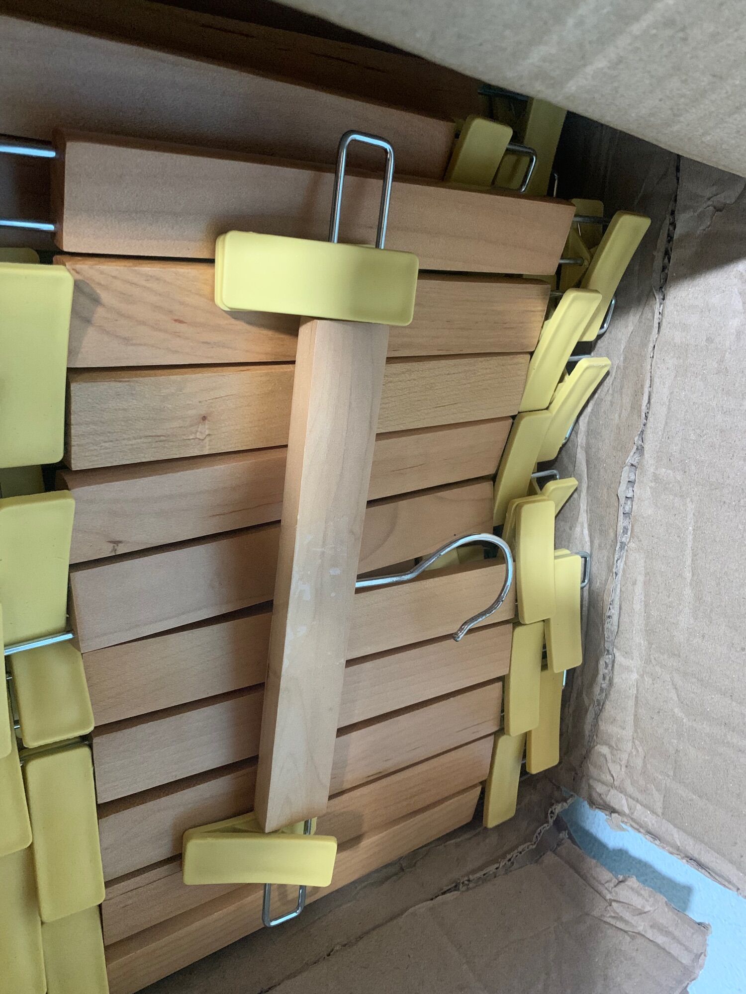 Combo 10 móc gỗ kẹp 30cm