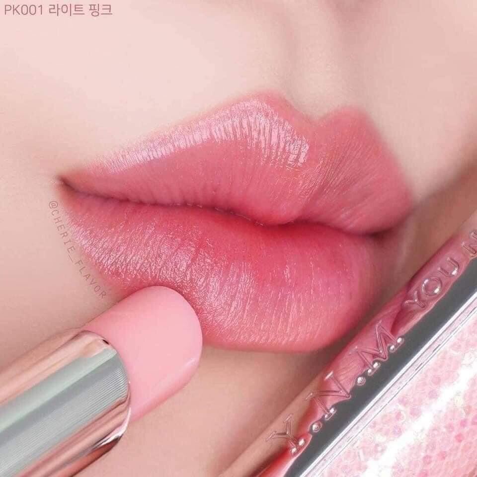 Son dưỡng môi màu hồng đào ynm hàn quốc