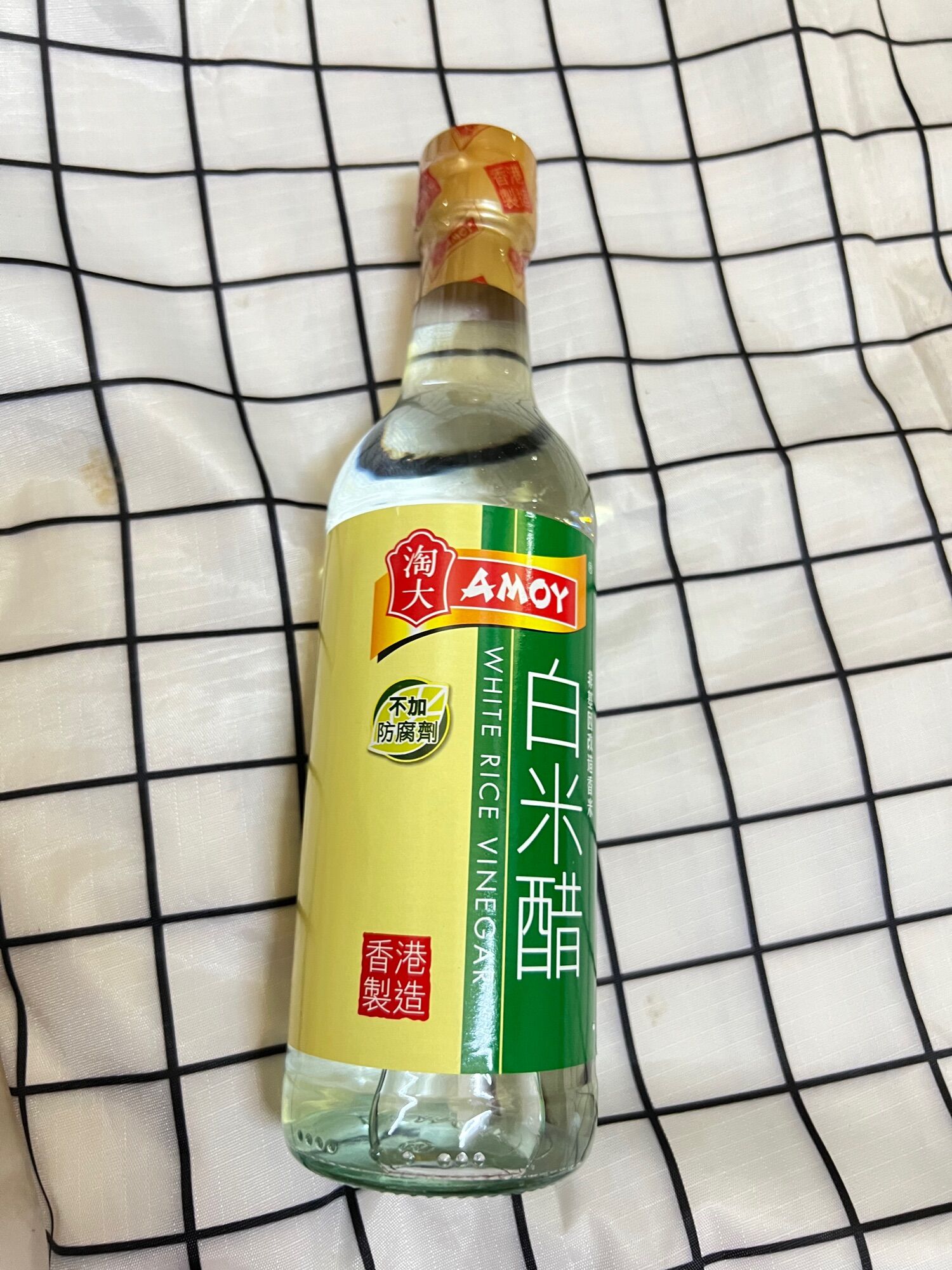 Dấm / giấm gạo trắng amoy / white rice vinerar 500ml