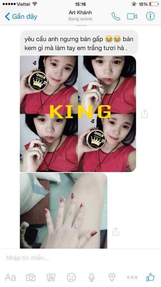 Kem body king thái lan