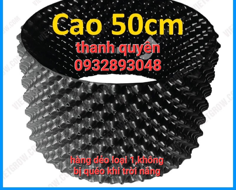 Combo 50 mét bầu ươm V6 cao 50cm.Hàng chuẩn loại 1