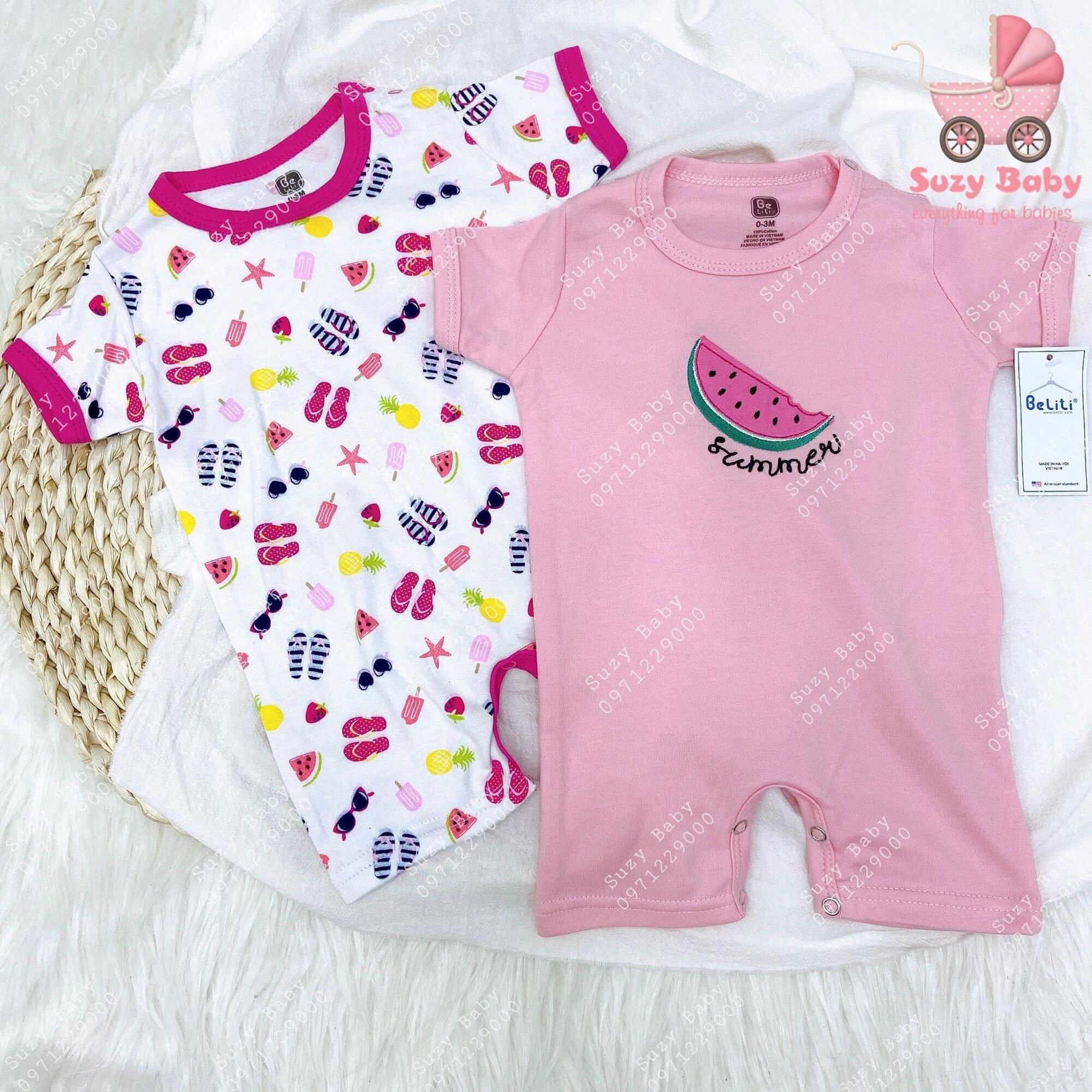SET 2 BODY CỘC MÙA HÈ CHO BÉ