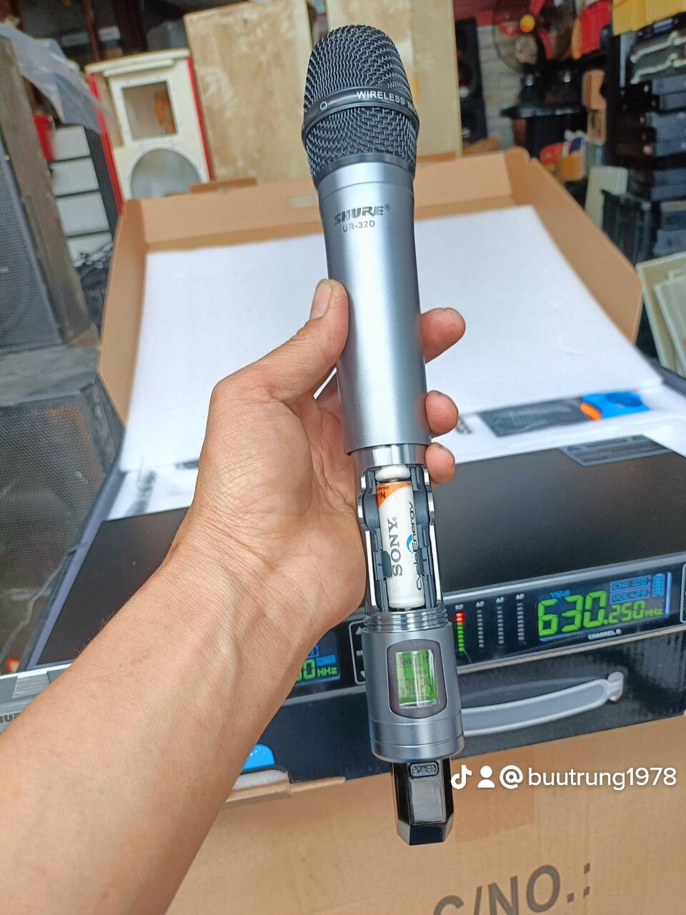 Mic Shure Ur32D