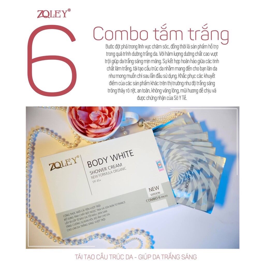 Tắm trắng zoley 6in1