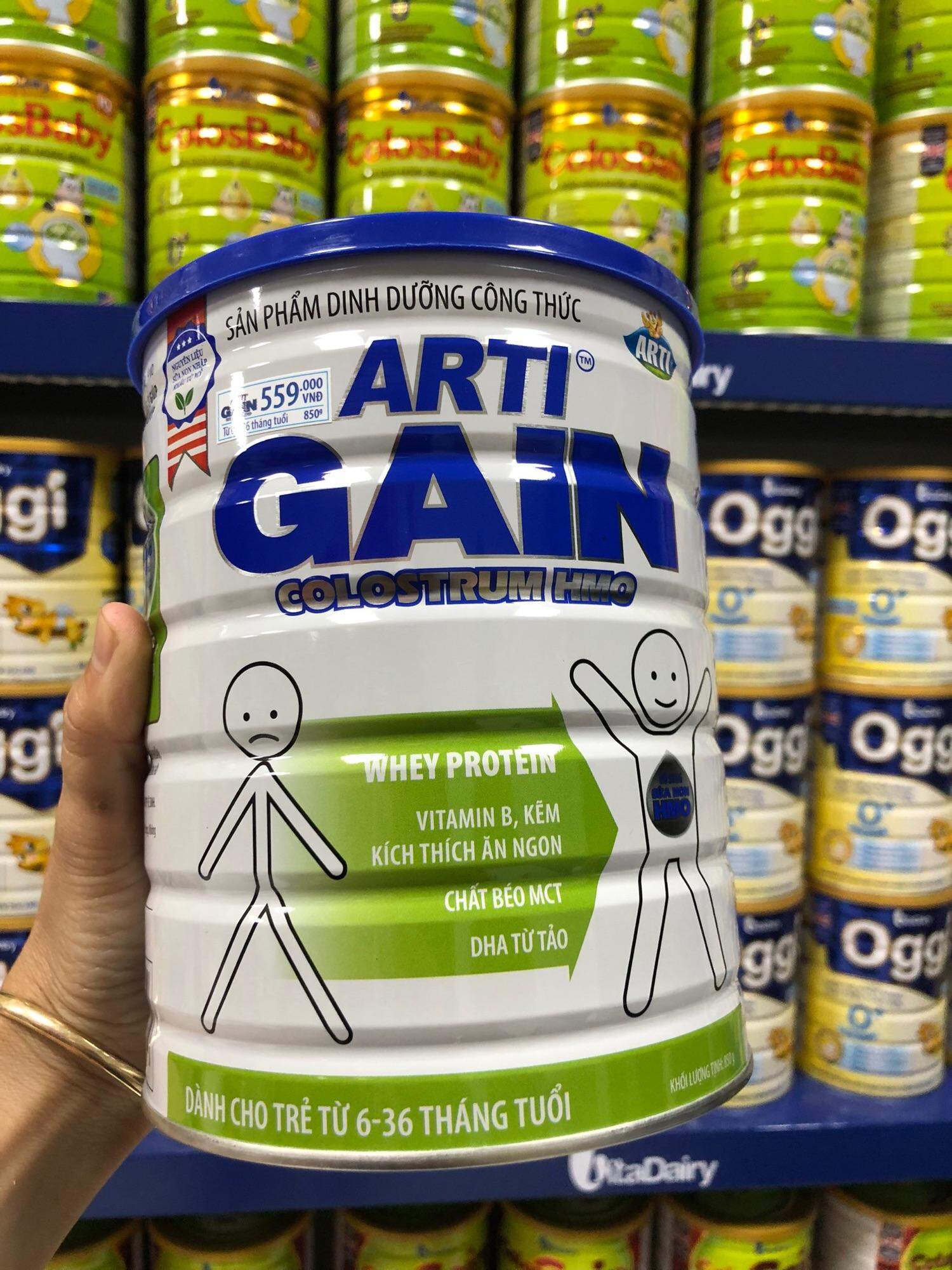 Sữa ARTI GAIN Colostrum HMO 850