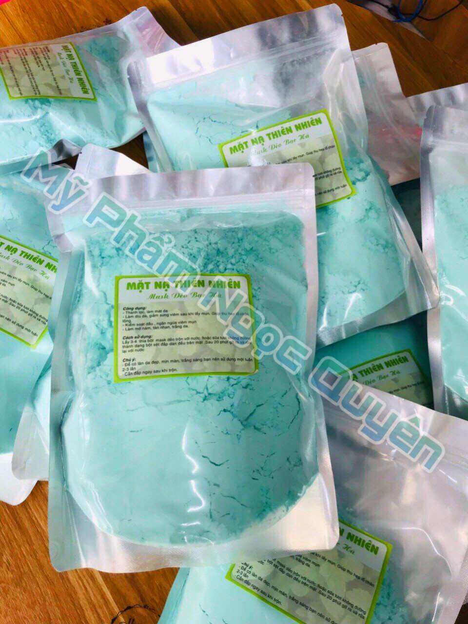 Bột mặt nạ bạc hà -bột collagen bạc hà dẻo