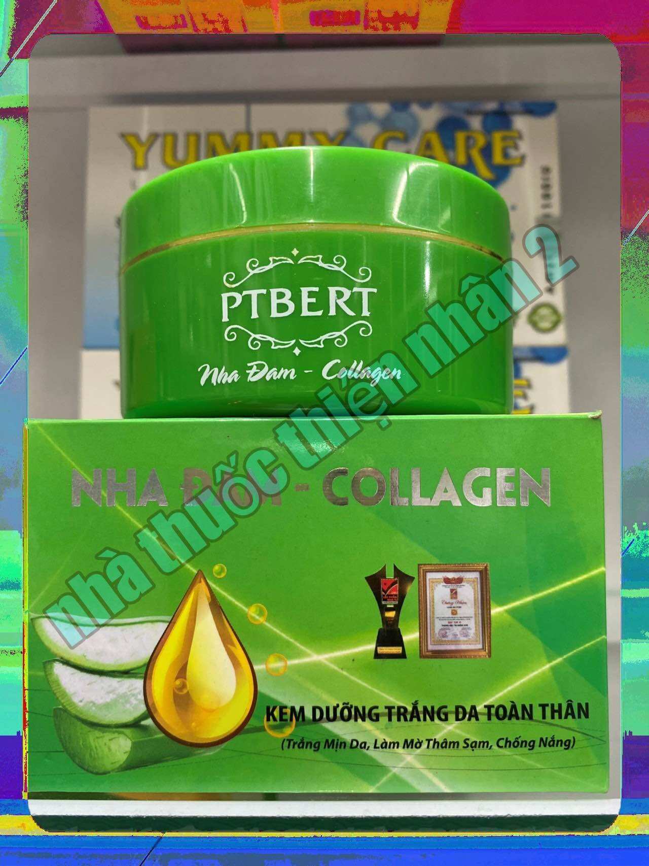 Kem dưỡng trắng da toàn thân nha đam Collagen pt bert