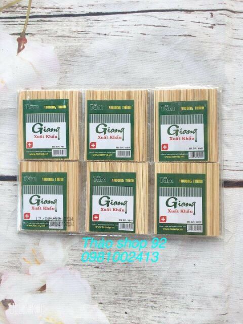 Tăm tre Giang cật 30 gói nhỏ
