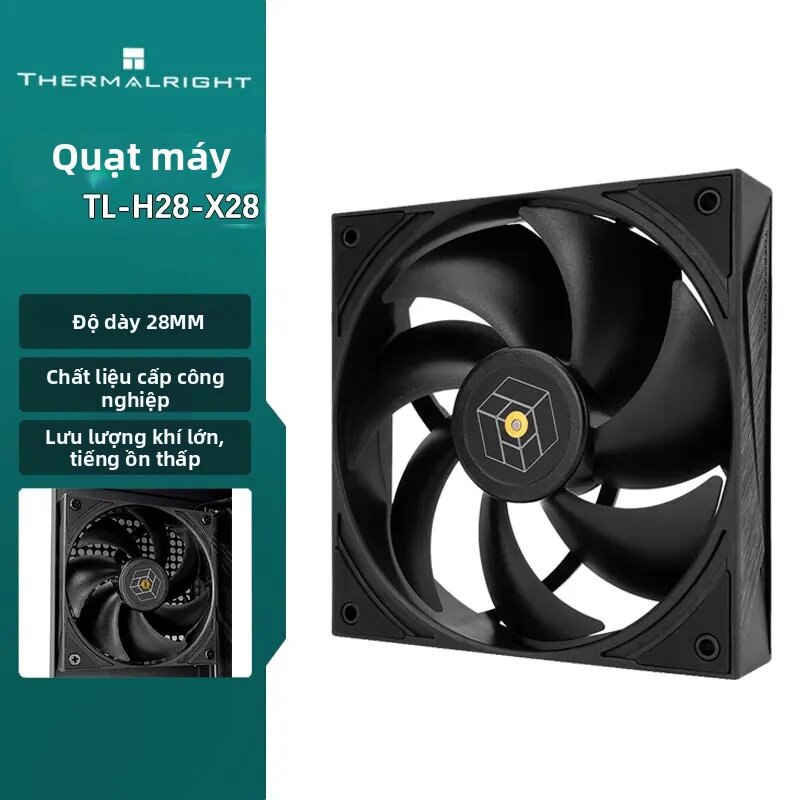 Thermalright | Quạt Vỏ Máy Tính Thermalright TL-H12-X28 12cm, Động Cơ Ba Pha Sáu Cực Dày 28mm, Dòng ROYAL PRETOR, Hiệu Suất Cân Bằng, Quạt Khung Máy. Giá 364,800 Đồng*Miễn phí vận chuyển