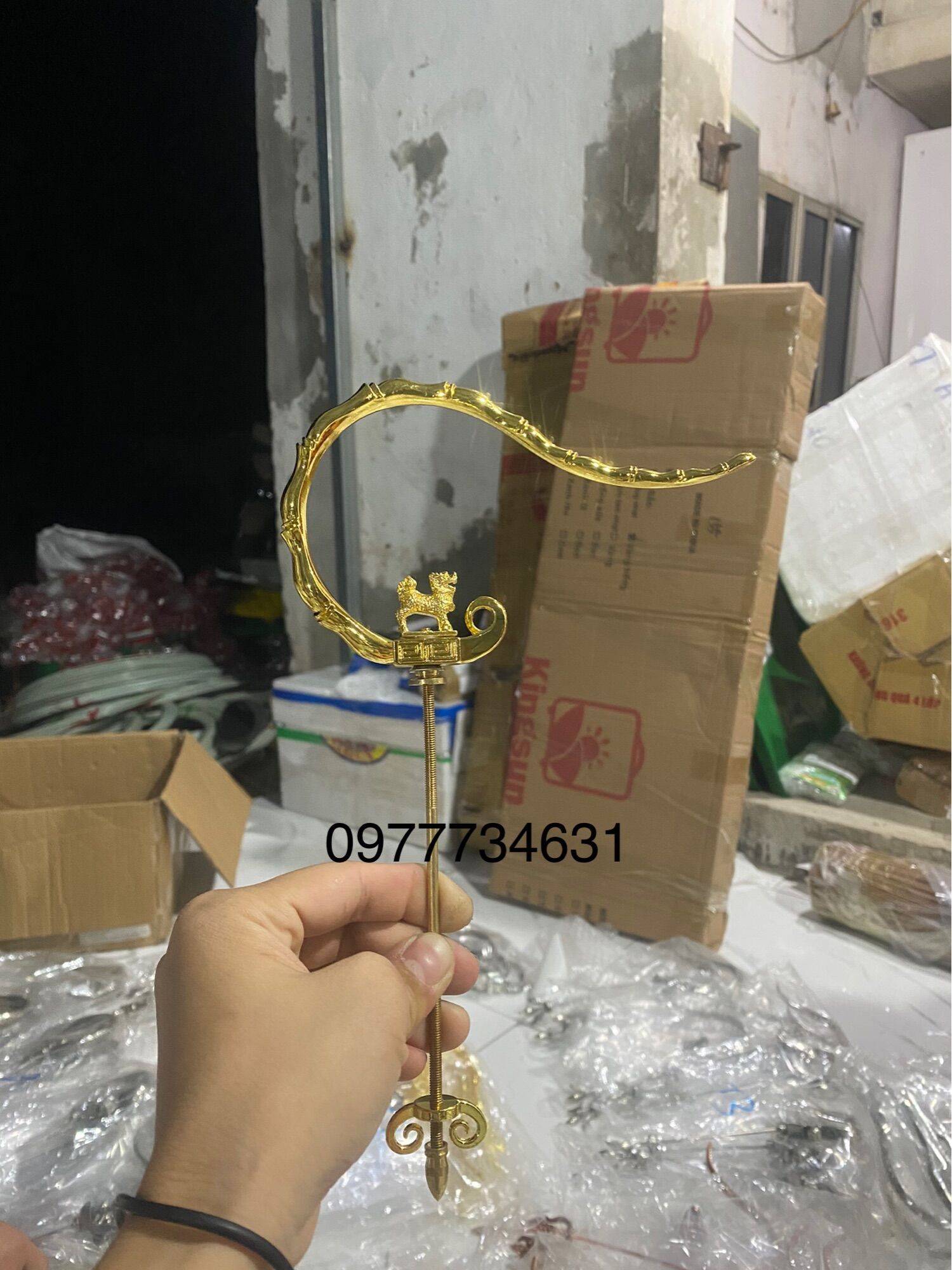 Móc đồng treo lồng chim hoạ mi, chào mào, chích choè móc đốt trúc sư tử hàng Tàu