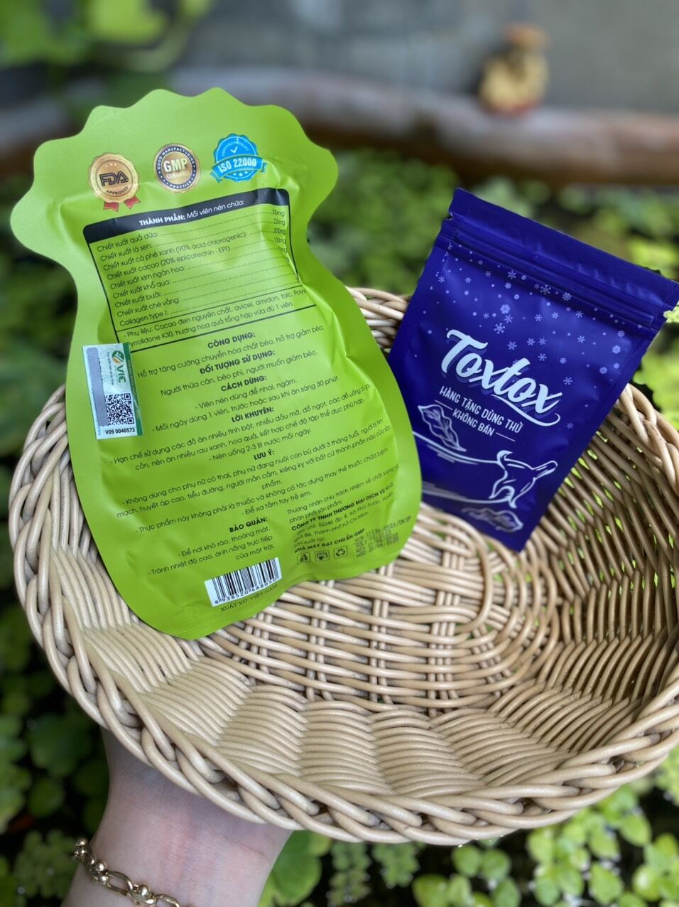 COMBO 3 TÚI KẸO DỨA PLUS TẶNG KẸO detox