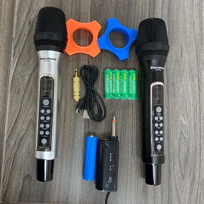 Micro Karaoke Không Dây Excelvan Z2 Pro