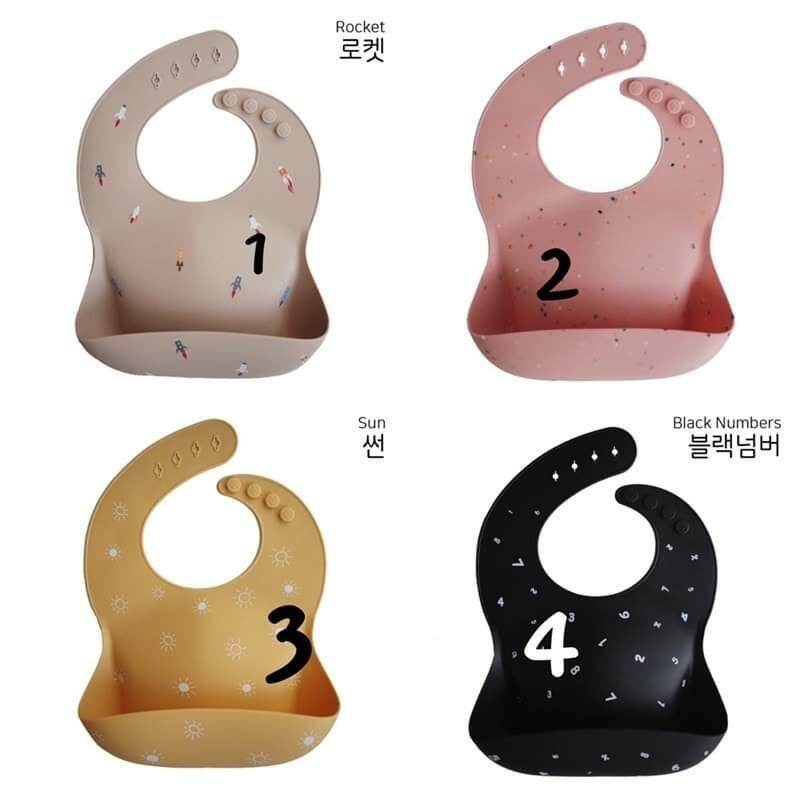 YẾM ĂN DẶM MUSHIE 100% SILICON CHO BÉ