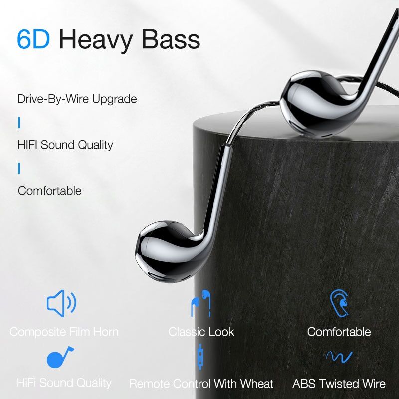 Tai nghe nhét tai kèm mic dùng cho IOS ANDROID LAPTOP