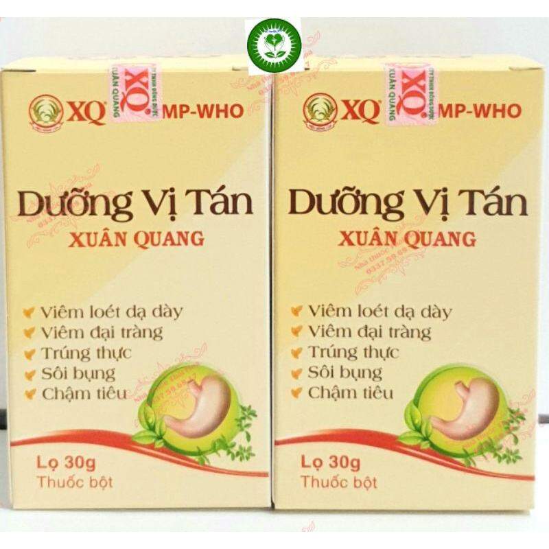Dưỡng Vị Tán xuân quang - sôi bụng, chậm tiêu, trúng thực, đại tràng, dạ dày