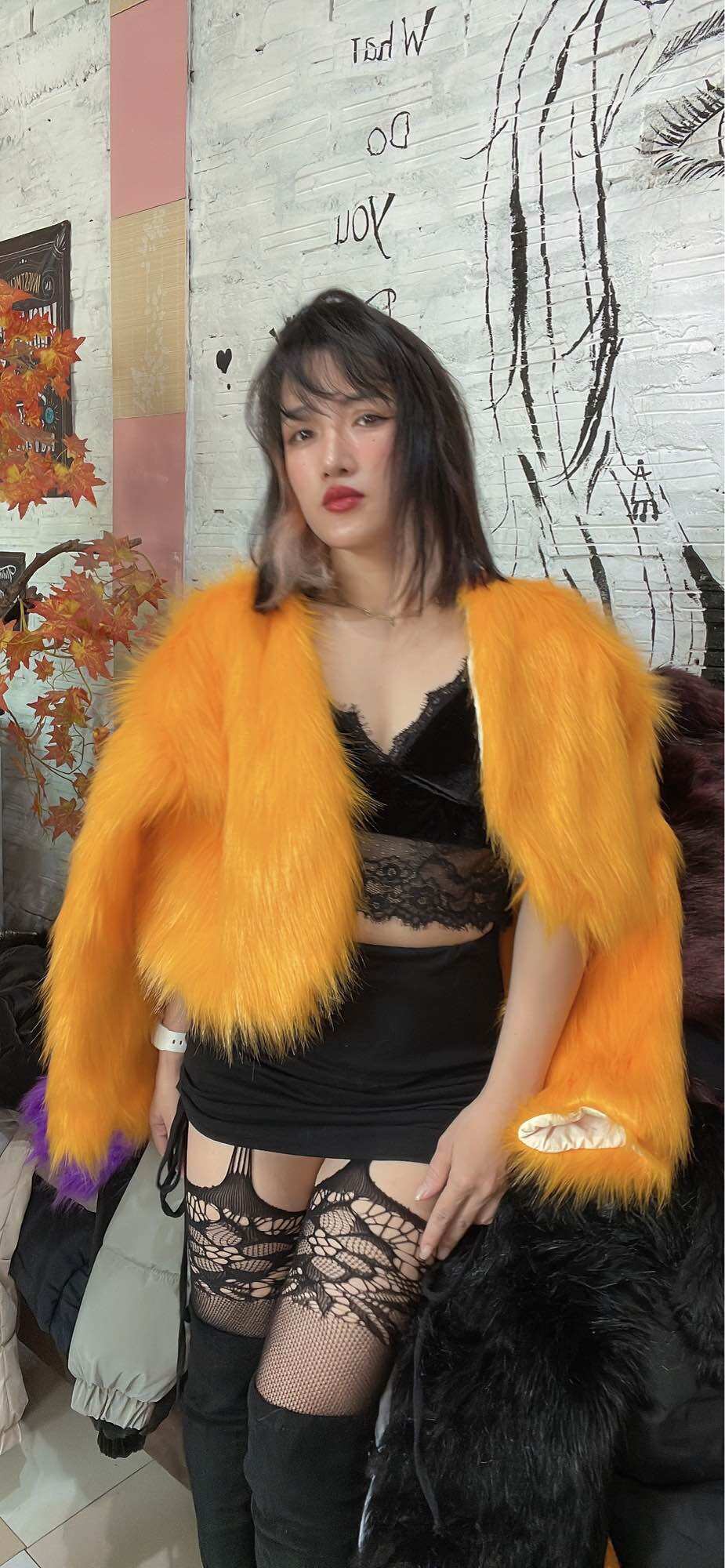 Áo khoác lông cho nữ