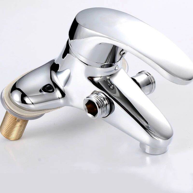 Vòi chậu rửa lavabo liền sen nóng lạnh 2 chân.