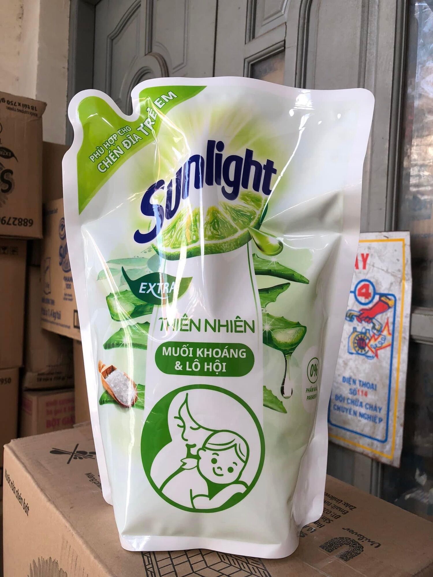 Nước rửa chén Sunlight thiên nhiên túi 2.1 kg