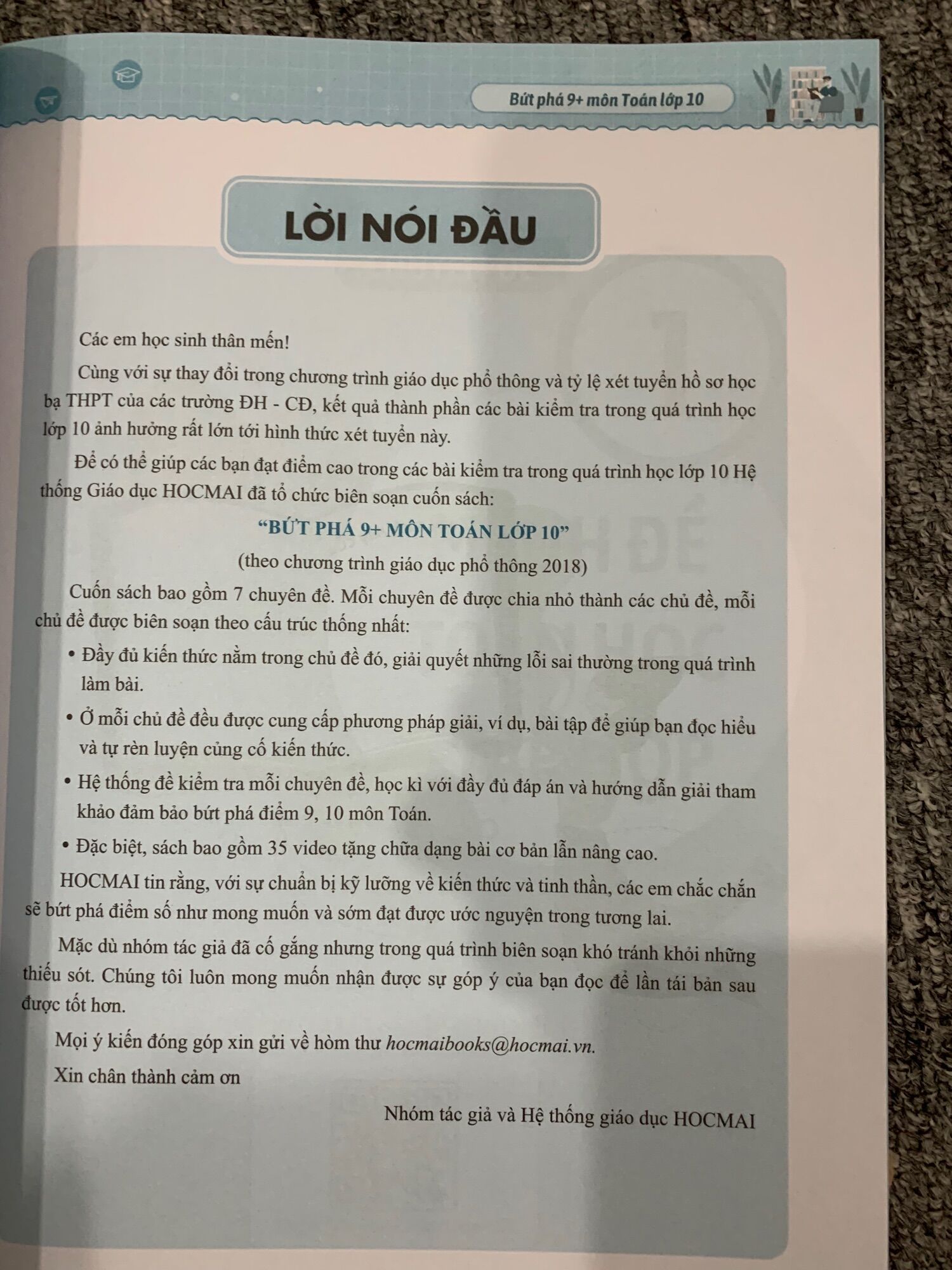 Bứt phá 9 + vào lớp 10 môn toán(2023)