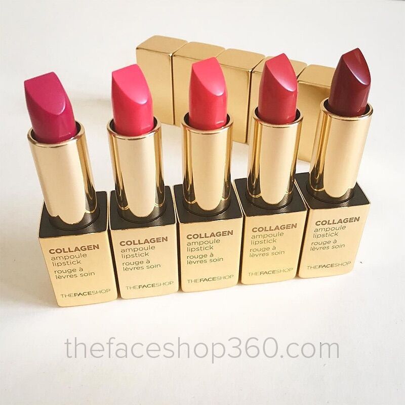 [HCM]Son Thỏi Collagen Ampoule Lipstick The Face Shop